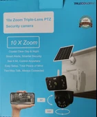 e-Sim özellikli 10x Optik Zoom Gece Görüşlü O-KAM 3950 PTZ Solar Sim Kartlı 4G Güvenlik Kamerası Güneş Enerjili Kamera Okam 3950 - 1