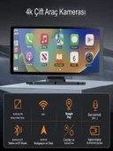Wi-Fi CarPlay Android 10.26" 4K Çift Kamera FM Radyolu Araç Multimedya Ekranı Tak Çalıştır - 3