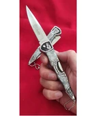 Columbia Avcı Köpeği İşlemeli Sedef Çakı thumbnail 3