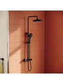 VitrA AquaHeat Bliss 240 A4720536 2F Termostatik Duş Sistemi, Mat Siyah thumbnail 2