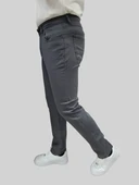 Erkek Enjoy Regular Fit Ligralı Açık Gri Kot Pantolon - 2