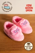 Albishoes Kız Çocuk Panduf Ev Patiği Pamuk Astarlı Baykuş Figür Ev Kreş Ayakkabısı Sevimli Baykuş - 1