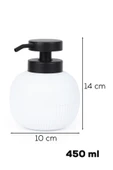 Porsima 3119 Banyo ve Mutfak Sıvı Sabunluk 450ML Beyaz - 3