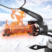 HSGL Motosiklet Isıtmalı 2 Kademeli Elcik 22mm Ayarlanabilir Sıcaklık, Uyumlu Isıtıcı El Kolu (Çift) 53748 thumbnail 2