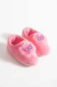 Albishoes Kız Çocuk Panduf Ev Patiği Pamuk Astarlı Baykuş Figür Ev Kreş Ayakkabısı Sevimli Baykuş - 4