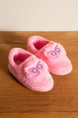 Albishoes Kız Çocuk Panduf Ev Patiği Pamuk Astarlı Baykuş Figür Ev Kreş Ayakkabısı Sevimli Baykuş - 3