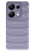 Xiaomi Redmi Note 13 Pro 4G Kılıf Bibercas Silikon Kapak - Lila - 1