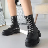 Jinox Siyah Cilt Bağcıklı Bot thumbnail 3