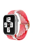 Apple Watch 38mm Star Kordon - Pembe-Kırmızı - 1