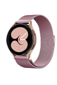 Samsung Galaxy Watch 4 Metal Mıknatıslı Kordon - Rose - 1