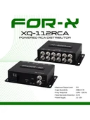 FOR-X XQ-112RCA-2 RCA GİRİŞ-12 RCA ÇIKIŞ-ANFİ RCA ÇIKIŞI ÇOĞALTICI - 1
