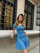 Baskılı etekli takım thumbnail 1