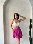 Çingene keten etek fuşya s24808 thumbnail 5