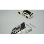 DK Seat Cupra Leon İbiza Altea Gri Siyah Metal Ön Panjur 3D Logo Amblem - 1
