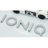 DK Tuning Hyundai İoniq Gri ABS 3M 3D Bagaj Yazı Logo Arma - 3