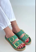 İces Yeşil Nubuk Terlik thumbnail 3