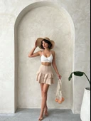 Vnlu fırfırlı etek s24681 thumbnail 3