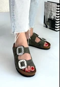 Nool Yeşil Nubuk Terlik thumbnail 3