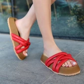 Tenda Kırmızı Cilt Terlik thumbnail 4