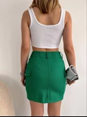 Körüklü cep etek yeşil s24904 thumbnail 3