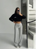 Fit comfort gri salaş pantolon thumbnail 6