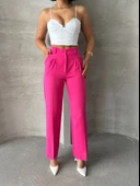 Palazzo fuşya pantolon thumbnail 1