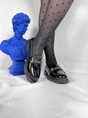 KB-803 Kömür Rugan Günlük Kadın Babet thumbnail 3