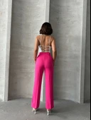 Palazzo fuşya pantolon thumbnail 2