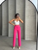 Palazzo fuşya pantolon thumbnail 5