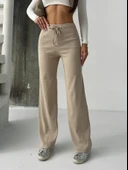 Fit comfort bej salaş pantolon thumbnail 1