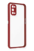 Realme 7 Pro Kılıf Miami Şeffaf Silikon - Fuşya - 1