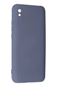 Xiaomi Redmi 9A Kılıf Nano içi Kadife Silikon - Gri - 3