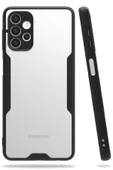 Samsung Galaxy A52 Kılıf Platin Silikon - Siyah - 1