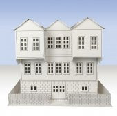 Hamaha Atatürk Karton Boyama Evi - Zeka Geliştirici ve Eğitici Karton Ev - 2