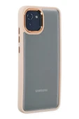 Samsung Galaxy A03 Kılıf Dora Kapak - Pudra - 1