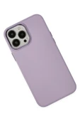 iPhone 13 Pro Kılıf Asya Deri Silikon - Lila - 3