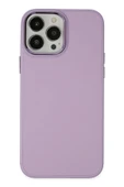 iPhone 13 Pro Kılıf Asya Deri Silikon - Lila - 1
