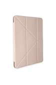 iPad Air 4 10.9 Kılıf Kalemlikli Mars Tablet Kılıfı - Rose Gold - 3