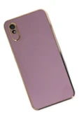 Xiaomi Redmi 9A Kılıf Volet Silikon - Mor - 2