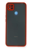 Xiaomi Redmi 9C Kılıf Montreal Silikon Kapak - Kırmızı - 1