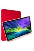 Samsung Galaxy X200 Tab A8 10.5 Kılıf Kalemlikli Mars Tablet Kılıfı - Kırmızı - 1