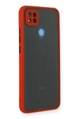 Xiaomi Redmi 9C Kılıf Montreal Silikon Kapak - Kırmızı - 2