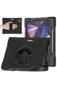 iPad Pro 12.9 (2020) Kılıf Amazing Tablet Kapak - Siyah - 1