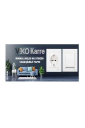 Viko Karre Krem 3 Lü Çerçeve thumbnail 3