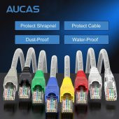 PrimeX PX-CAT710 Cat7 RJ45 Koruma Kılıfı CAT7 Cover Gri 10 Adet - 5