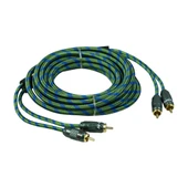FOR-X X-1122G-5 METRE KALİTELİ PROFESYONEL-BAKIR RCA ANFİ KABLOSU - 1