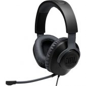 JBL Quantum 100 Çıkarılabilir Mikrofonlu 3.5mm Gaming Kulak Üstü Kulaklık - Siyah - 1