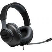 JBL Quantum 100 Çıkarılabilir Mikrofonlu 3.5mm Gaming Kulak Üstü Kulaklık - Siyah - 3