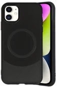 iPhone 11 Kılıf Maya Karbon Kapak - Siyah - 2