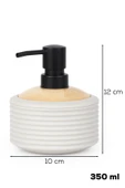 Porsima 3126 Banyo ve Mutfak Sıvı Sabunluk 350ML Taupe-Ahşap - 3